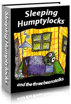 Sleeping Humptylocks and the Three Beanstalks children's book by Todd Tibbetts