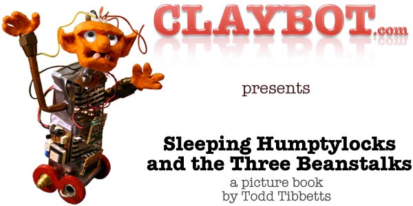 Sleeping Humptylocks and the Three Beanstalks children's book by Todd Tibbetts